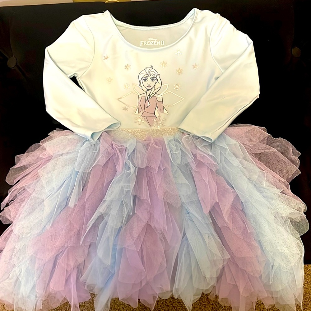 Frozen Elsa Tutu Dress, 4T